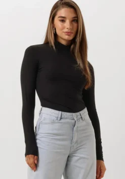 zwarte selected femme coltrui slfmanja ls high neck