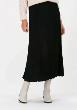 zwarte selected femme maxirok alexis mw midi skirt