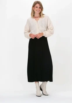 zwarte selected femme maxirok alexis mw midi skirt