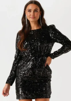 SELECTED FEMME e mini jurk slfari-colyn ls short sequins>DAMES Jurken