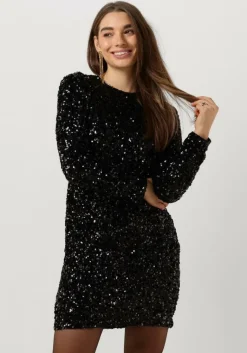 SELECTED FEMME e mini jurk slfcolyn ls short sequins dress>DAMES Jurken