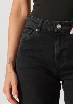 zwarte selected femme slim fit jeans slfslim bea-kori mw jeans