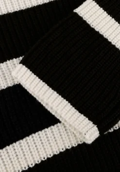 zwarte selected femme trui slfbloomie ls knit o-neck