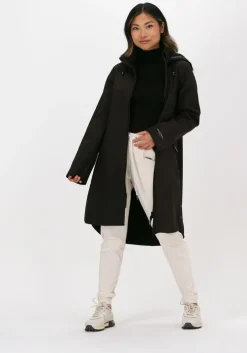 zwarte selected femme trui slfcostina ls knit rib rollnec