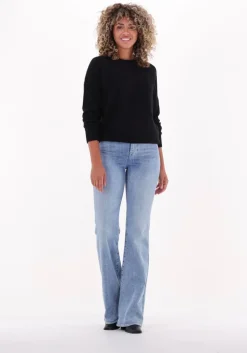 zwarte selected femme trui lulu ls knit o-neck b