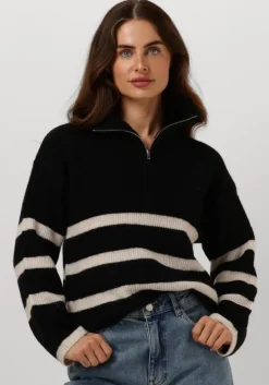 SELECTED FEMME e trui slfmaline ls knit half zip>DAMES Truien & Vesten