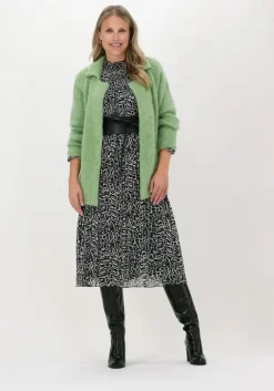 zwarte set midi jurk 73912