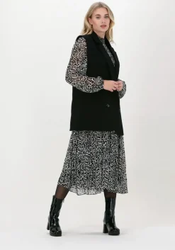 zwarte set midi jurk 73912