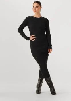 zwarte silvian heach maxi jurk midi dress szabo