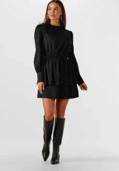 zwarte silvian heach mini jurk short dress fayium