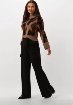 zwarte silvian heach pantalon gpa24364pa