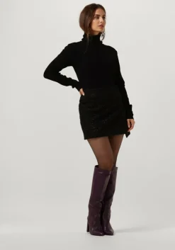 zwarte silvian heach tops & t-shirts t-shirt m/lunga