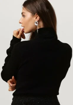 zwarte silvian heach tops & t-shirts t-shirt m/lunga