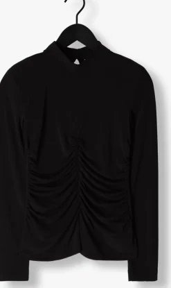 zwarte silvian heach tops & t-shirts t-shirt m/lunga