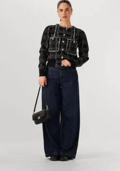 zwarte silvian heach vest cardigan saloniko