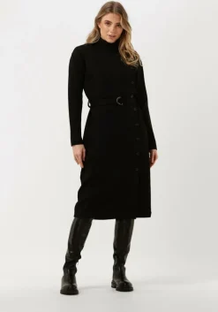 zwarte simple midi jurk eef jer-rayon-22-3