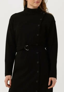 zwarte simple midi jurk eef jer-rayon-22-3