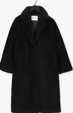 zwarte stand studio teddy jas maria coat teddy