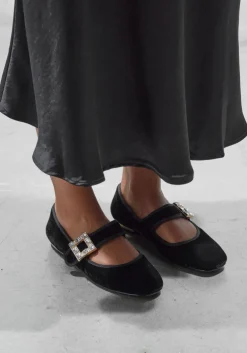 zwarte stefano lauran ballerina's bailarina adorno