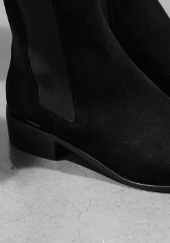 zwarte stefano lauran chelsea boots botin plano