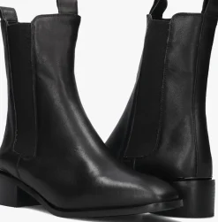 zwarte stefano lauran chelsea boots botin plano