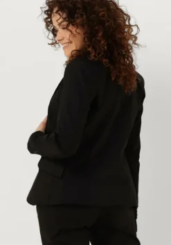 zwarte summum blazer blazer classic stretch (1s100)