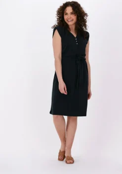 SUMMUM e midi jurk dress washed modal pique>DAMES Jurken