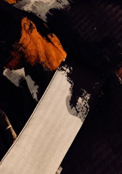 zwarte summum top top painted print