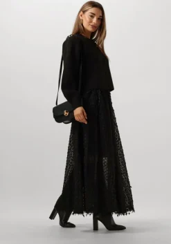 SUMMUM e vest knitted cardigan leopard jacquard knit>DAMES Truien & Vesten