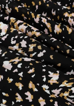 zwarte suncoo midi jurk robe cemon