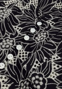 zwarte suncoo mini jurk cindy