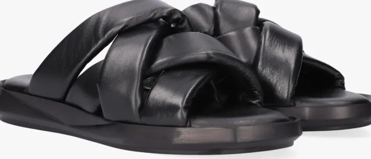 zwarte tango slippers pepper