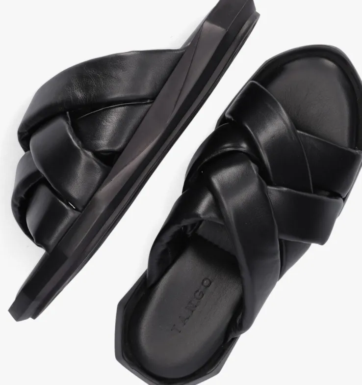 zwarte tango slippers pepper