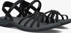 zwarte teva platte sandalen tirra traveler