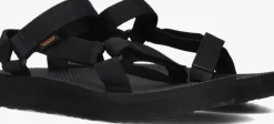 zwarte teva platte sandalen w midform universal