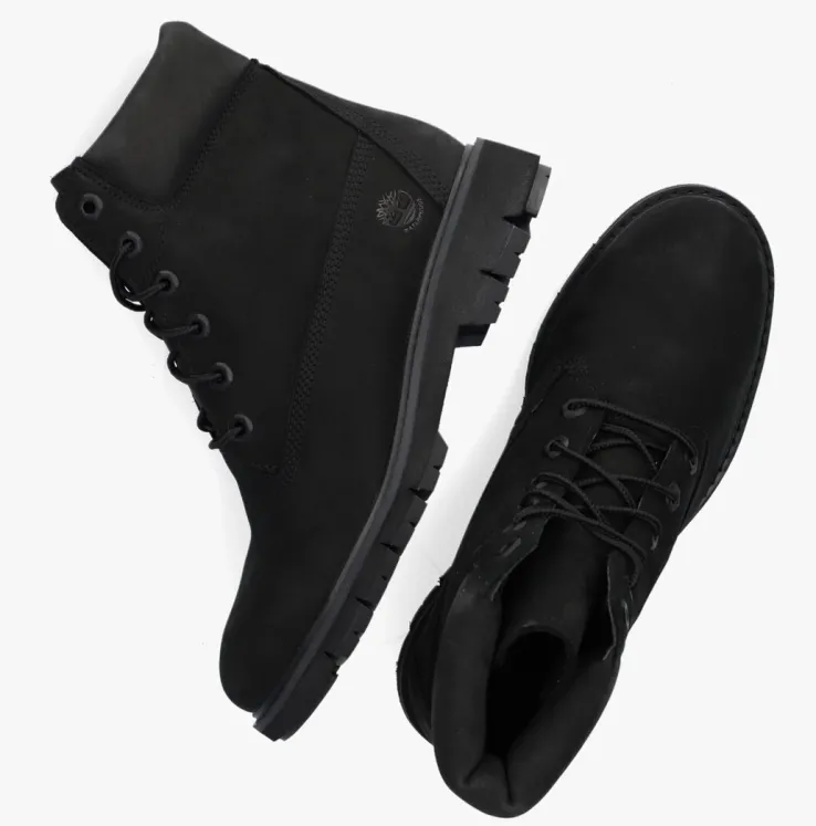 zwarte timberland veterboots lucia way 6in boot