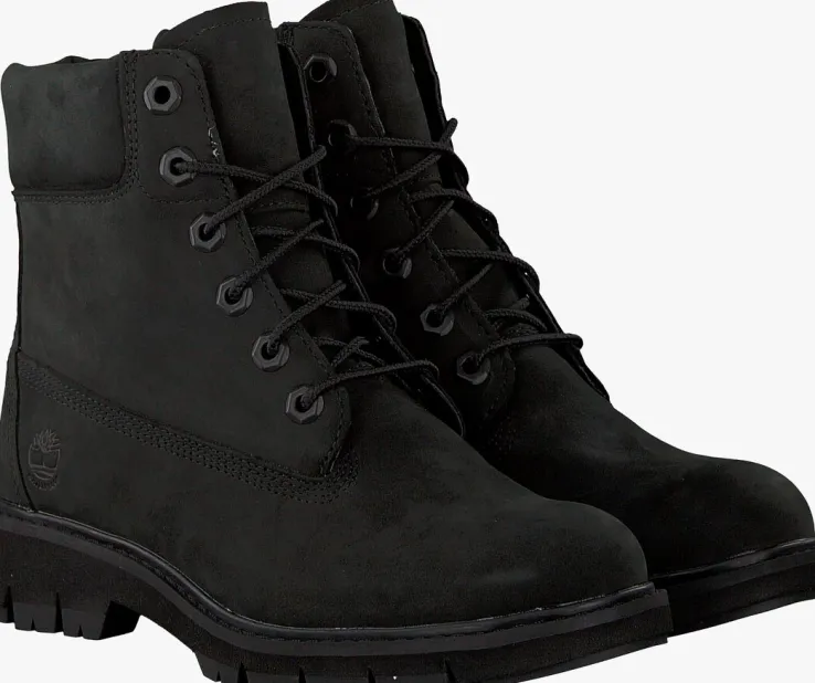 zwarte timberland veterboots lucia way 6in boot