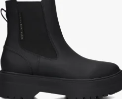 TOMMY HILFIGER e enkelboots rubberrised chelsea>DAMES Boots