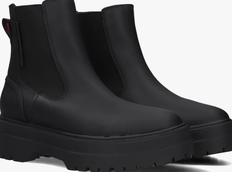 TOMMY HILFIGER e enkelboots rubberrised chelsea>DAMES Boots