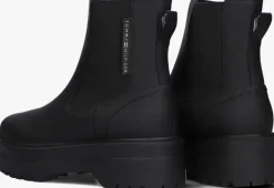 TOMMY HILFIGER e enkelboots rubberrised chelsea><noscript><img width=