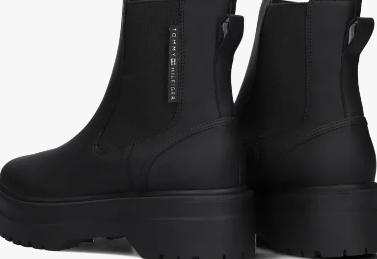 TOMMY HILFIGER e enkelboots rubberrised chelsea>DAMES Boots