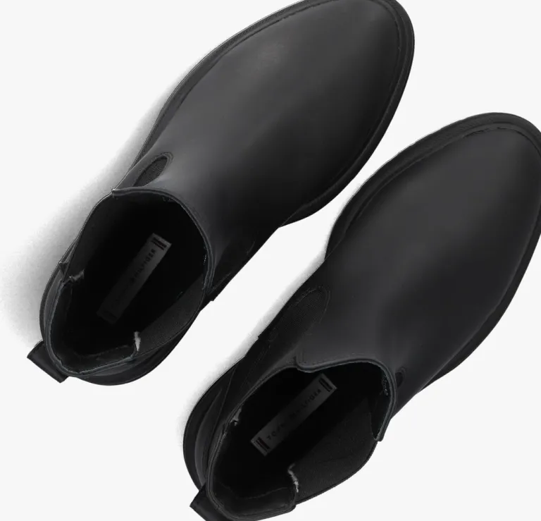 TOMMY HILFIGER e enkelboots rubberrised chelsea>DAMES Boots