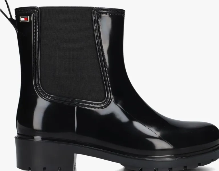TOMMY HILFIGER e regenlaarzen flag rainboot>DAMES Laarzen
