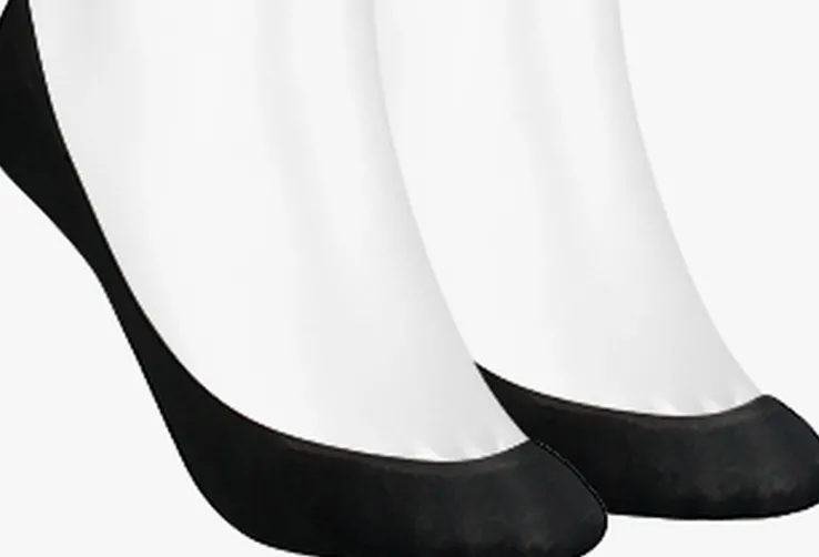 zwarte tommy hilfiger sokken th women ballerina step
