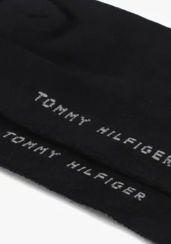 zwarte tommy hilfiger sokken th women sneaker
