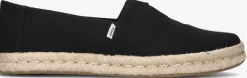 zwarte toms espadrilles alpargata rope 2.0
