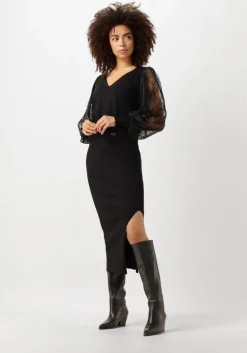 zwarte twinset milano blouses 242tt3162