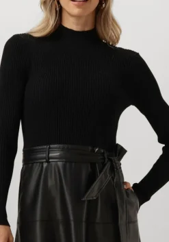 zwarte twinset milano midi jurk 242tt3080