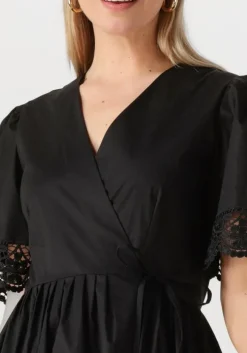 zwarte twinset milano midi jurk 251tt2091