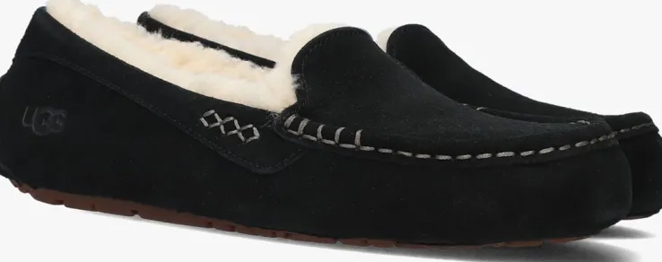 zwarte ugg pantoffels ansley